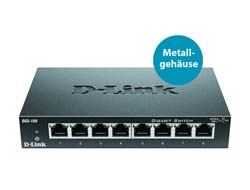 D-LINK DGS-108/E - 8-PORT LAYER2 GIGABIT SWITCH -